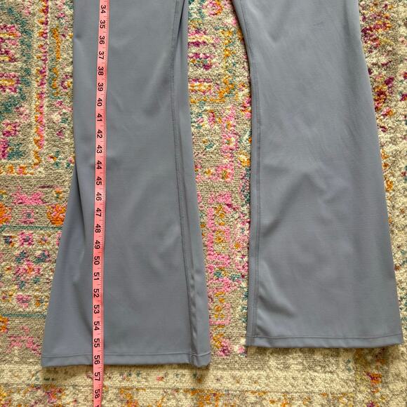 Blogilates Peekaboo Steel Blue Flare Leg Sleeveless Jumpsuit Women’s Size XL - Picture 5 of 11